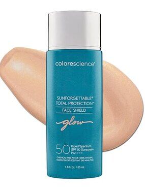 Colorescience Sunforgettable Total Protection Face Shield Glow or Bronze SPF 50